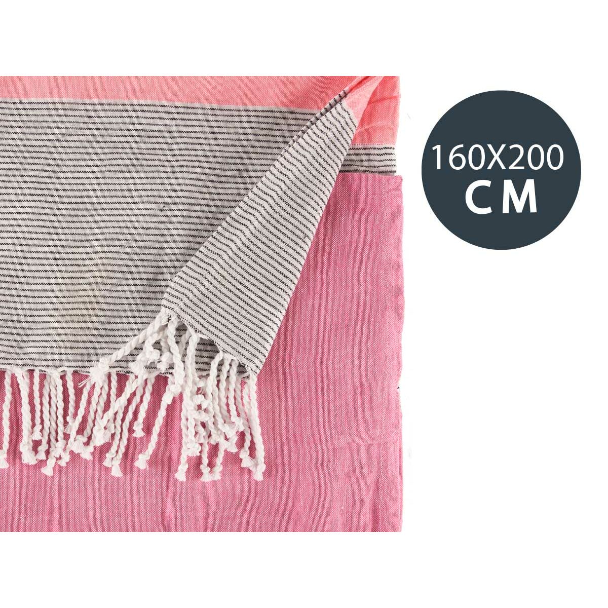 Gift Decor Multipurpose throw Rosa Stripes