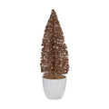 Krist+ Weihnachtsbaum Bronze Gold Kunststoff Klein