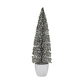 Krist+ Weihnachtsbaum Weiß Silber Kunststoff