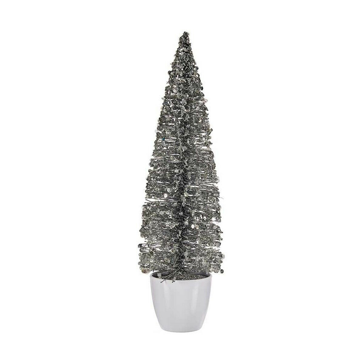 Krist+ Weihnachtsbaum Weiß Silber Kunststoff