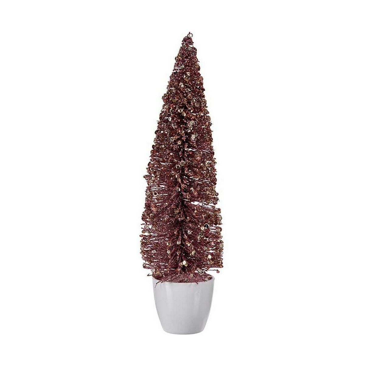 Christmas Tree Krist+ Rosa Goldfarben Kunststoff 10 x 38 x 10 cm – Produktbild 1