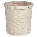 Gift Decor Pflanzgefäß Weiß PVC Bambus Circular