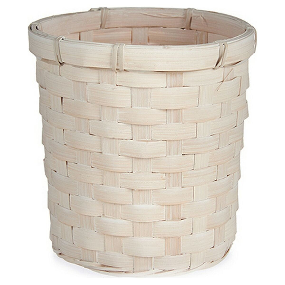 Gift Decor Pflanzgefäß Weiß PVC Bambus Circular