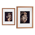 Gift Decor Bild Bronze Glas Particleboard Tiger Lion