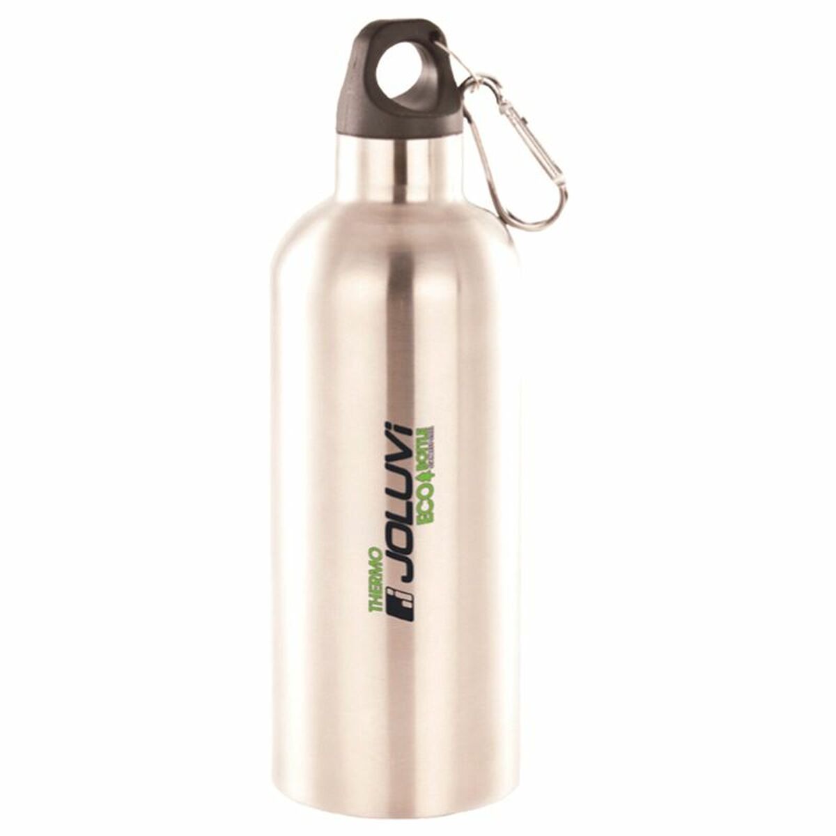 Joluvi Trinkflasche Ecothermo 600 ml Grau Edelstahl Stahl