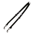 Gloria Coupling für 2-Hund lead Schwarz (1.6 x 35-56 cm) (1.6 x 35-56 cm)