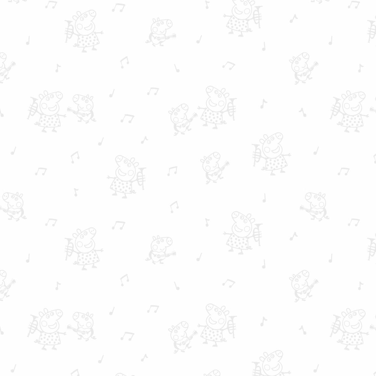 Peppa Pig Kissenbezug Grau Mehrfarbig 100% Baumwolle
