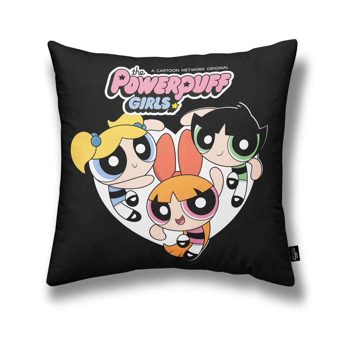 Cushion cover Powerpuff Girls Powerpuff B Schwarz Mehrfarbig 45 x 45 cm – Produktbild 1