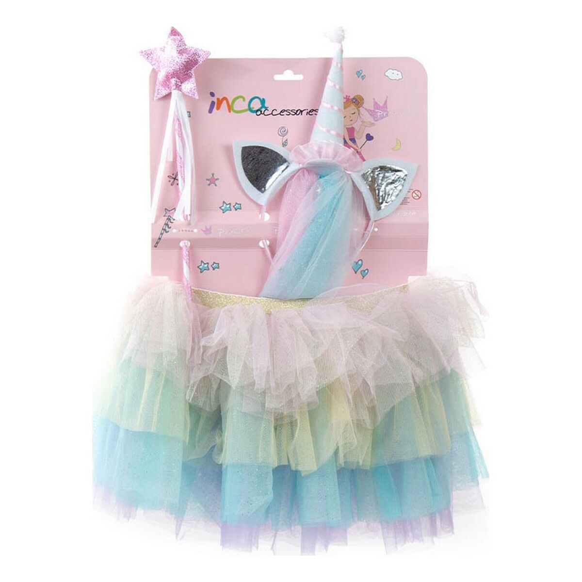 Tutu Inca Bailarina Unicornio Mehrfarbig Unicorn 24-36 Months (3 Teile) – Produktbild 1