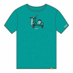 Cállate la Boca Kurzarm-T-Shirt Türkis Sidecar