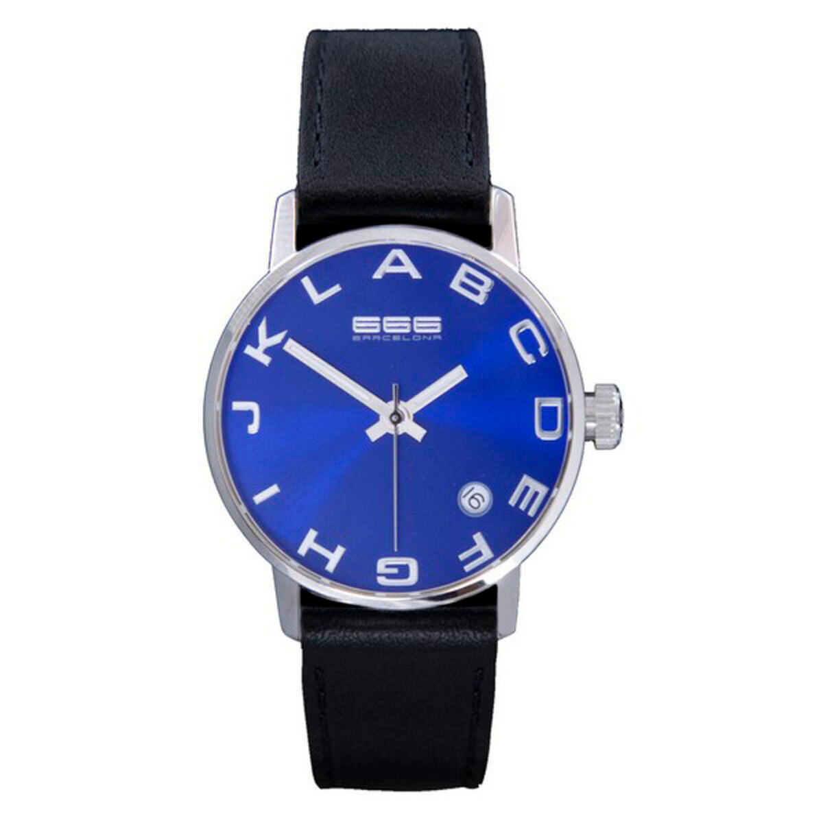 Unisex Watch 666 Barcelona 666-274 Schwarz (Ø 35 mm) – Produktbild 1