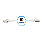 iggual FTP Category 7 Starres Netzwerkkabel IGG318621 Weiß 10 m