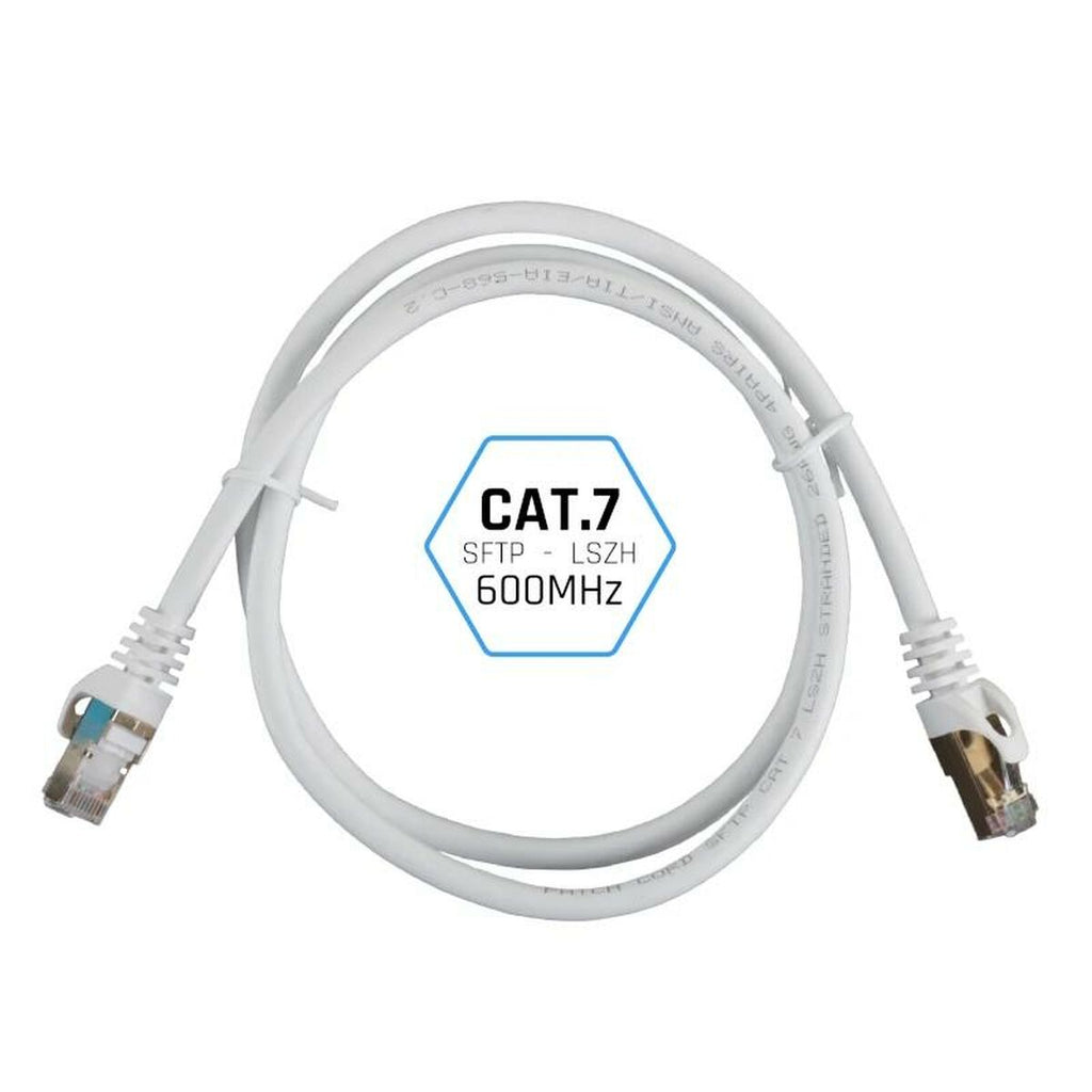 iggual FTP Category 7 Starres Netzwerkkabel IGG318621 Weiß 10 m