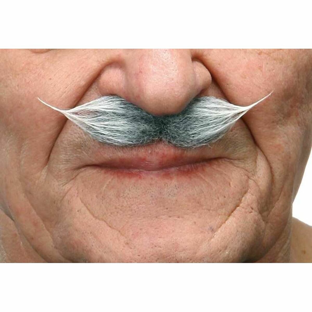 Moustache My Other Me Grau Weiß – Produktbild 1