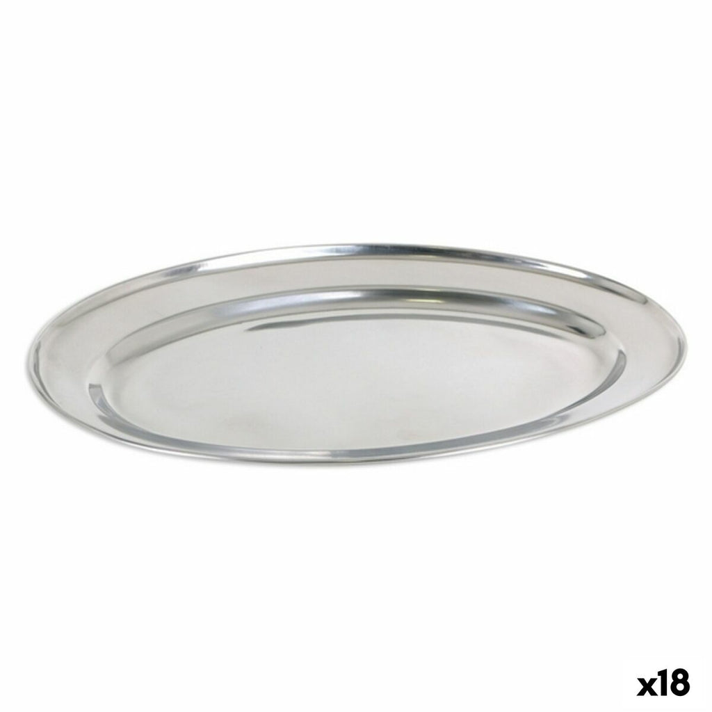 Privilege Tablett 42853 Edelstahl Stahl Oval