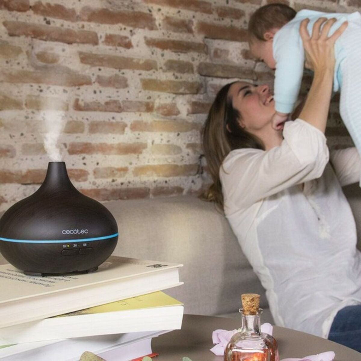 Cecotec Humidifier Scent Diffuser Pure Aroma 150 YIN Schwarz Kunststoff 150 ml (7 W)