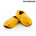 Microwavable Heated Slippers InnovaGoods Mustard – Produktbild 1