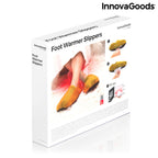 Microwavable Heated Slippers InnovaGoods Mustard – Produktbild 8