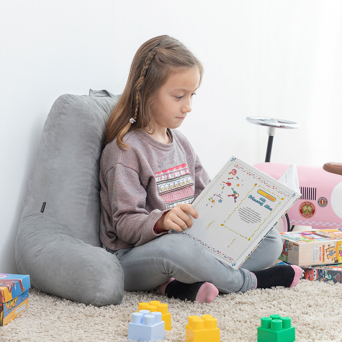 InnovaGoods Reading Kissen mit Armrests Huglow