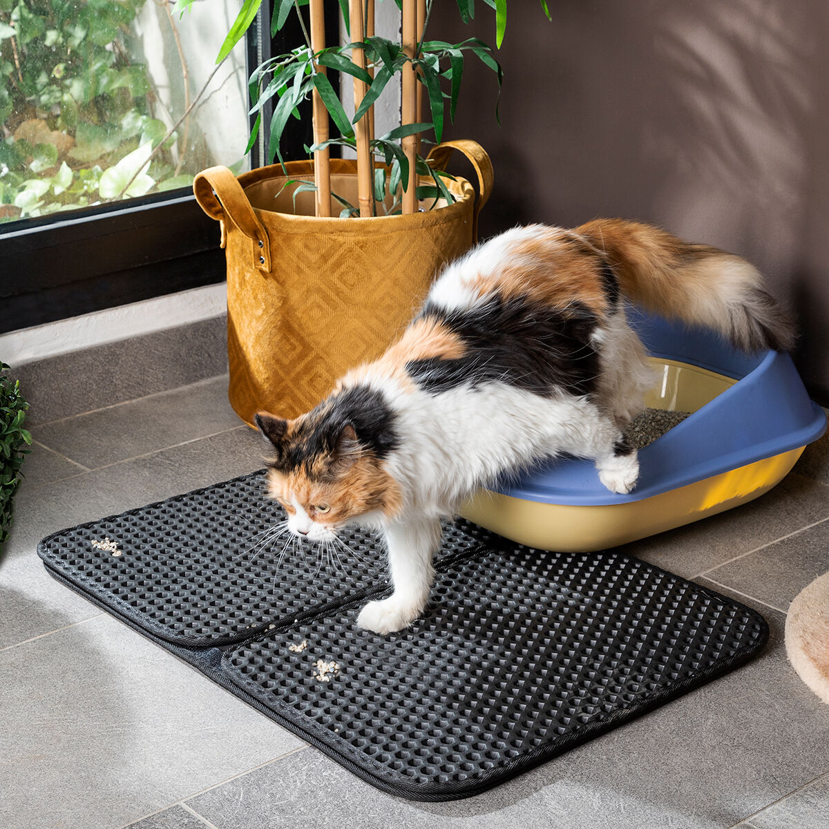 Katze Litter Tablett Matte Clikatt InnovaGoods