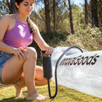 InnovaGoods Aufblasbares transparentes Kajak mit Zubehör Paros 312 cm 2 Personen
