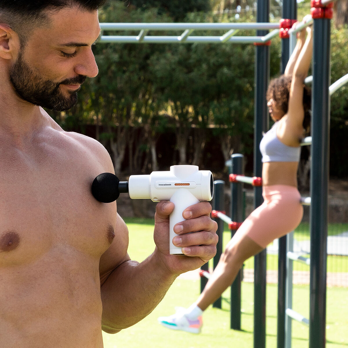 Hot und Cold Muscle Massager Gun Hokgun InnovaGoods