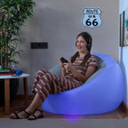 Inflatable Sessel mit Mehrfarbig LED und Remote Control Chight InnovaGoods
