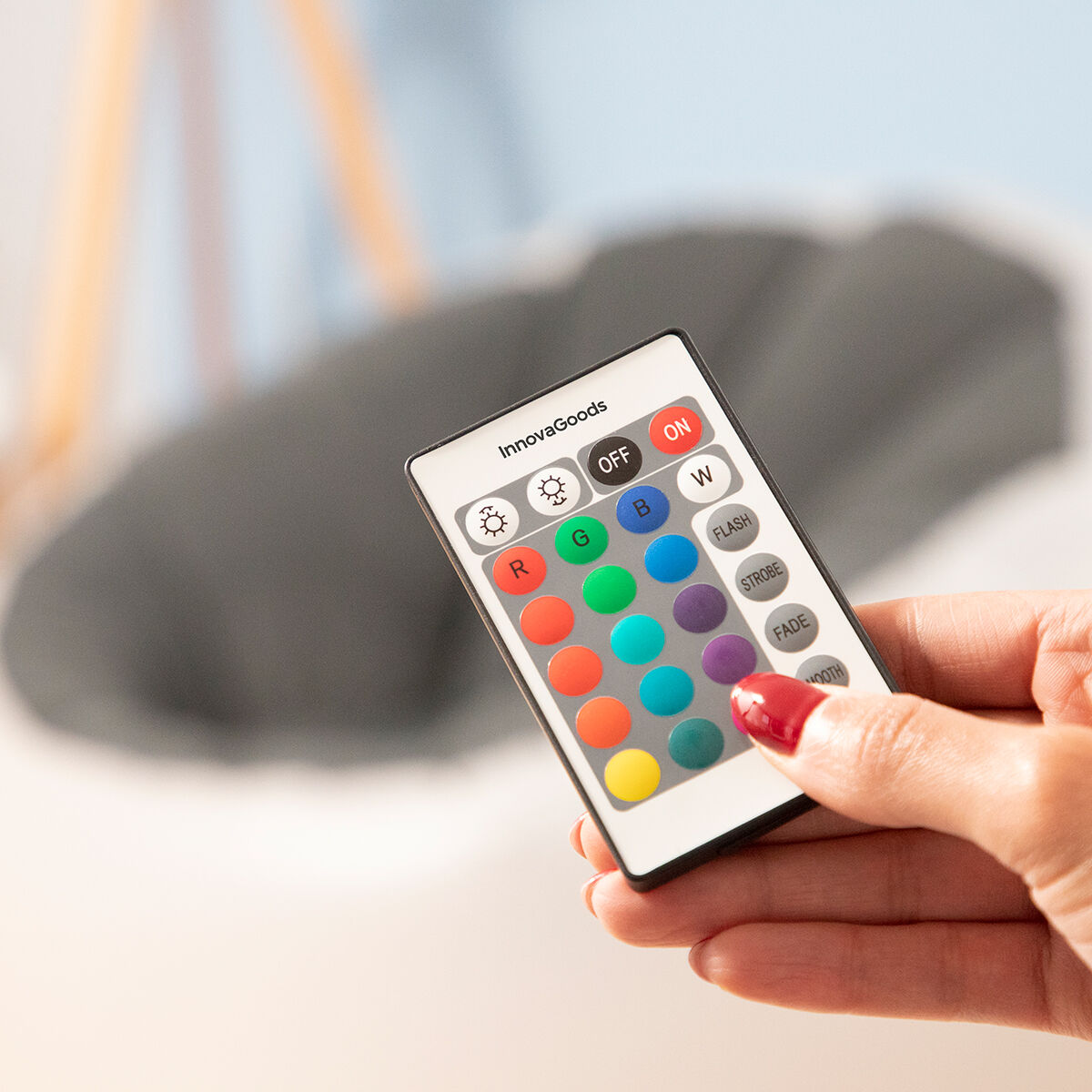 Inflatable Sessel mit Mehrfarbig LED und Remote Control Chight InnovaGoods