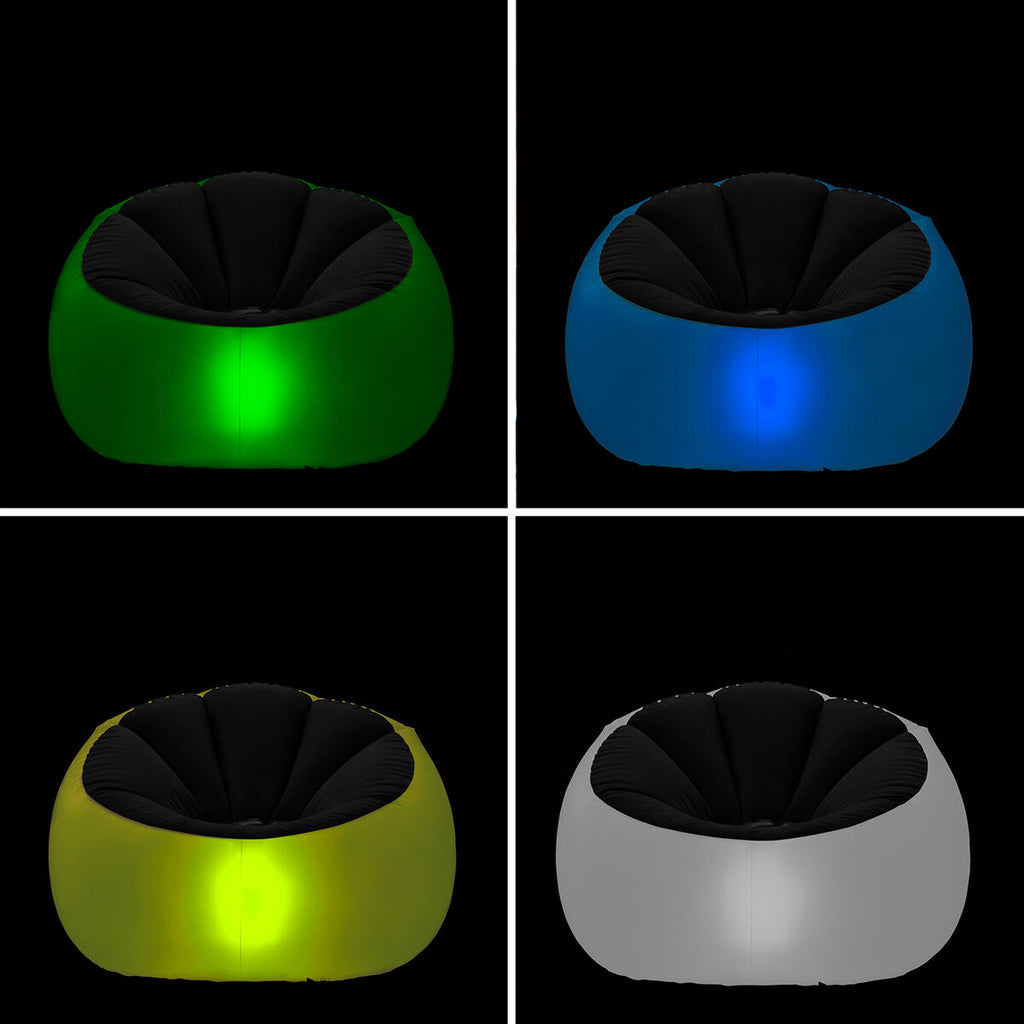 Inflatable Sessel mit Mehrfarbig LED und Remote Control Chight InnovaGoods