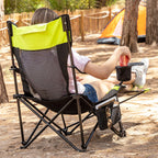 InnovaGoods Klappbarer Camping-Liegestuhl Kampfort