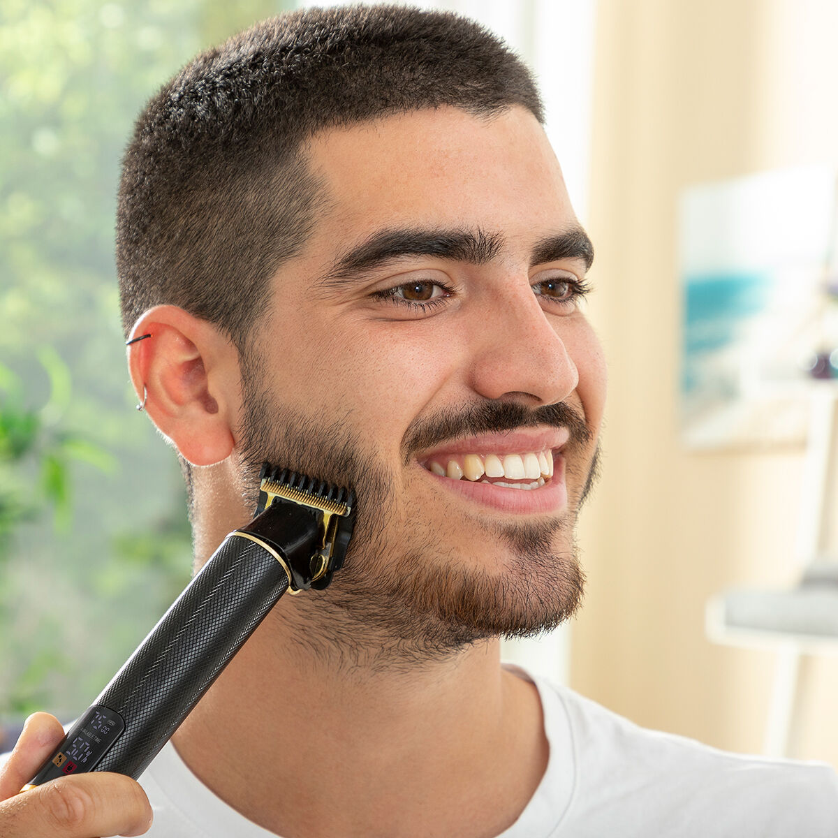 Professional Wiederaufladbar Haar Clipper mit Accessories Triher InnovaGoods
