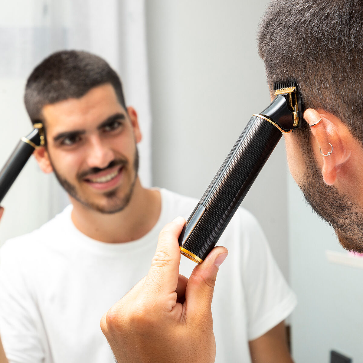 Professional Wiederaufladbar Haar Clipper mit Accessories Triher InnovaGoods