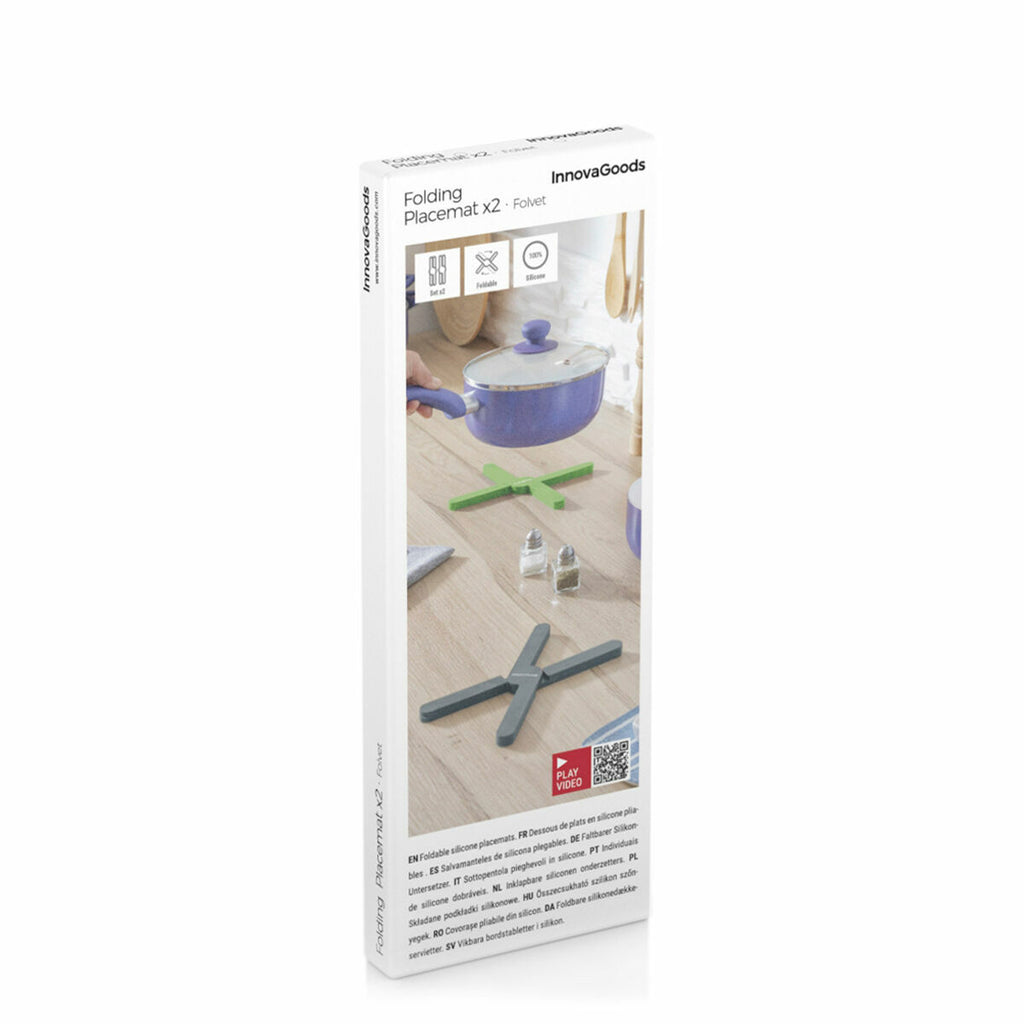 InnovaGoods Individual Klappbar Silikon Trivet Folvet