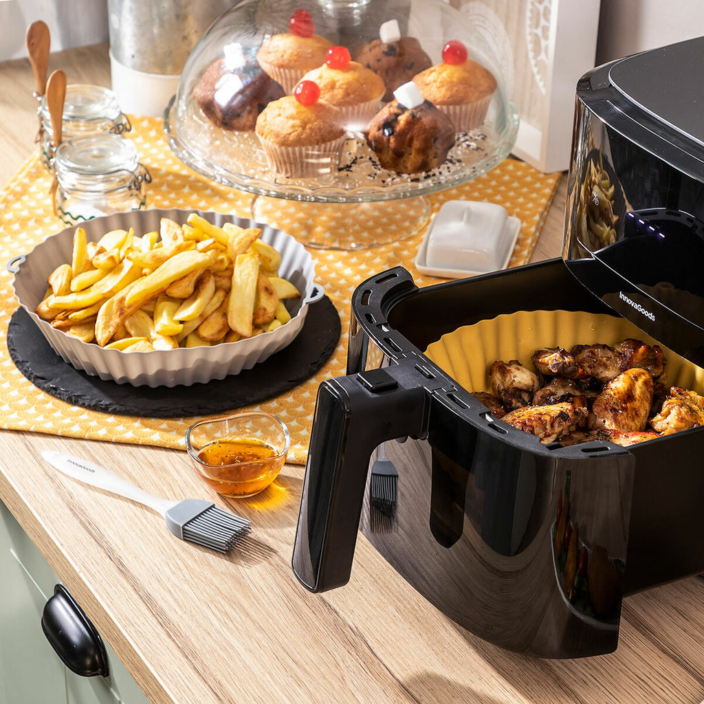 Silikon Baskets mit Bürste für Air Fryers Mollicon InnovaGoods