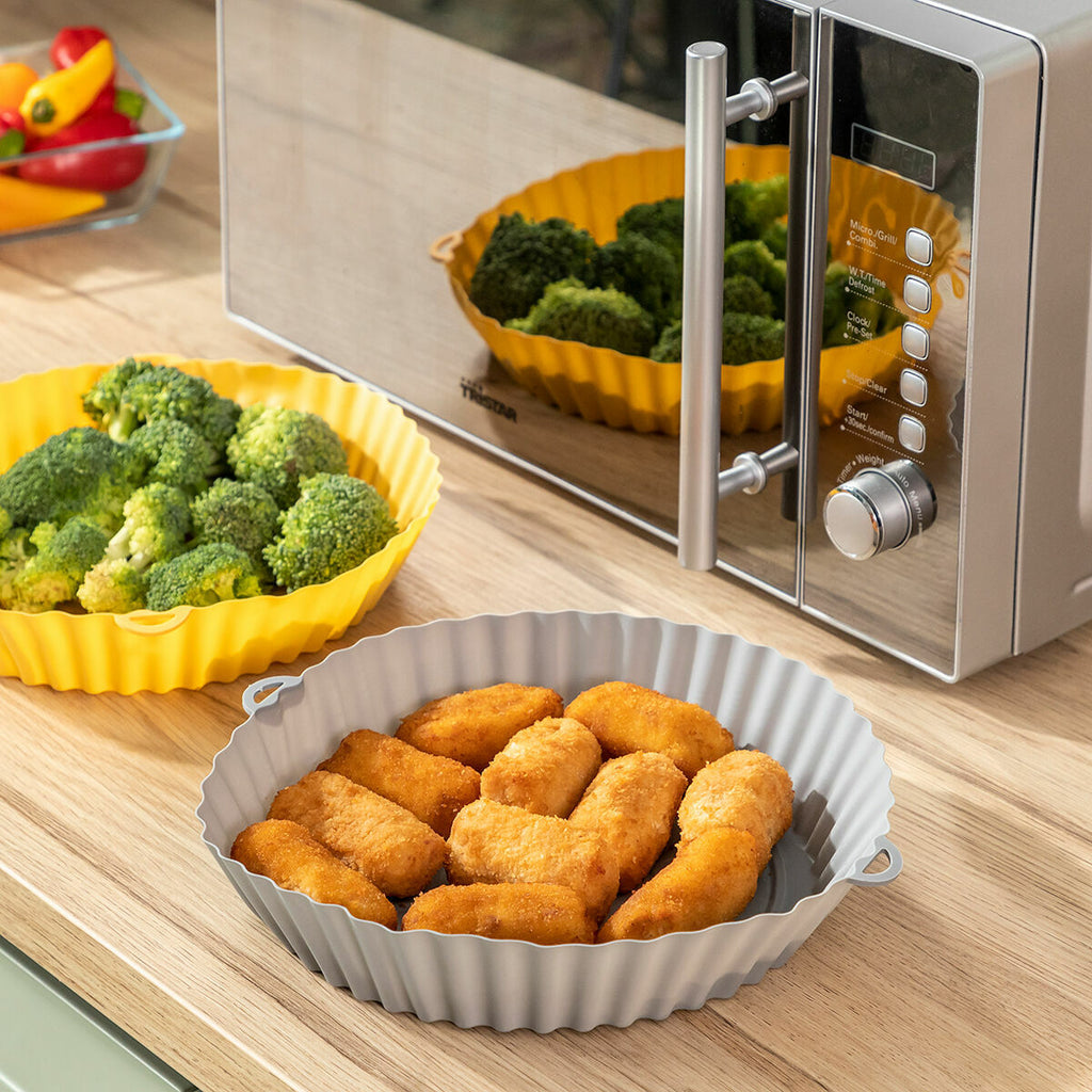 Silikon Baskets mit Bürste für Air Fryers Mollicon InnovaGoods