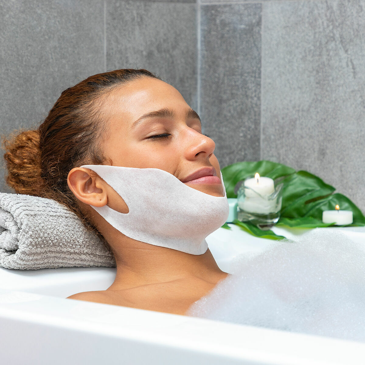 Double Chin Firming Mask Redushine InnovaGoods 5 Stück – Produktbild 4