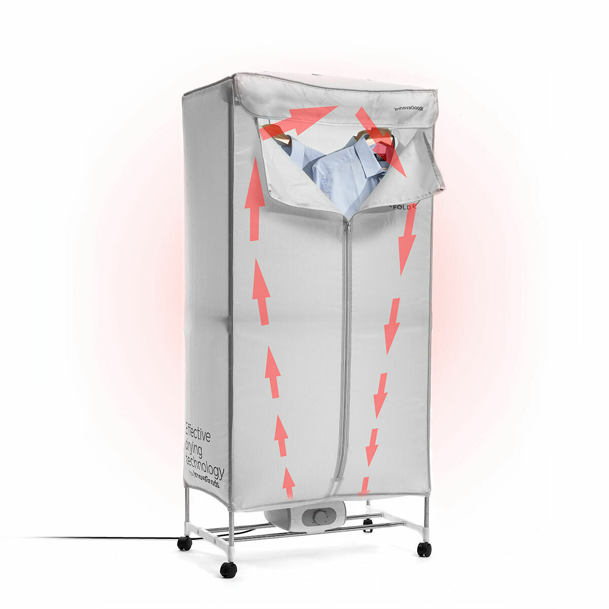 Tragbar Elektrisch Dryer mit 2 Levels Dupledry InnovaGoods 1200 W