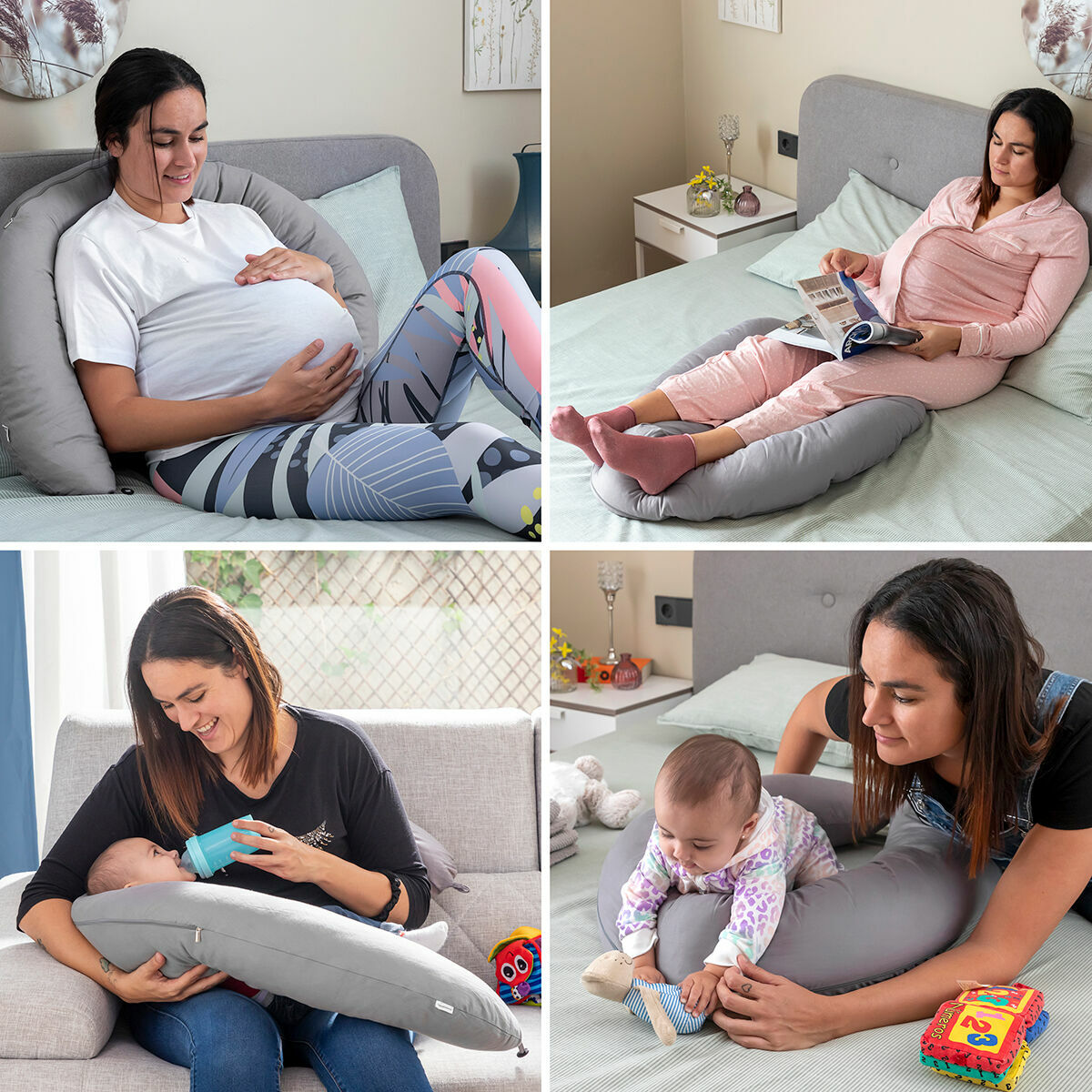 Multifunction Breastfeeding Pillow Brellow InnovaGoods – Produktbild 5