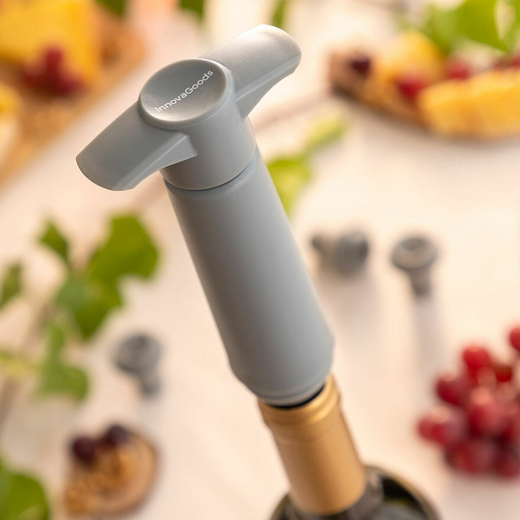 InnovaGoods Vakuumpumpe & Weinverschlüsse Winuum (4 caps)