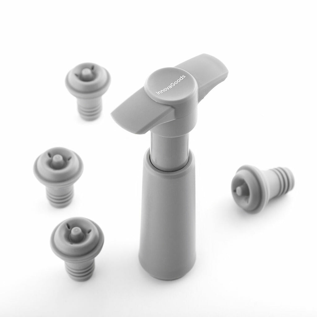 InnovaGoods Vakuumpumpe & Weinverschlüsse Winuum (4 caps)