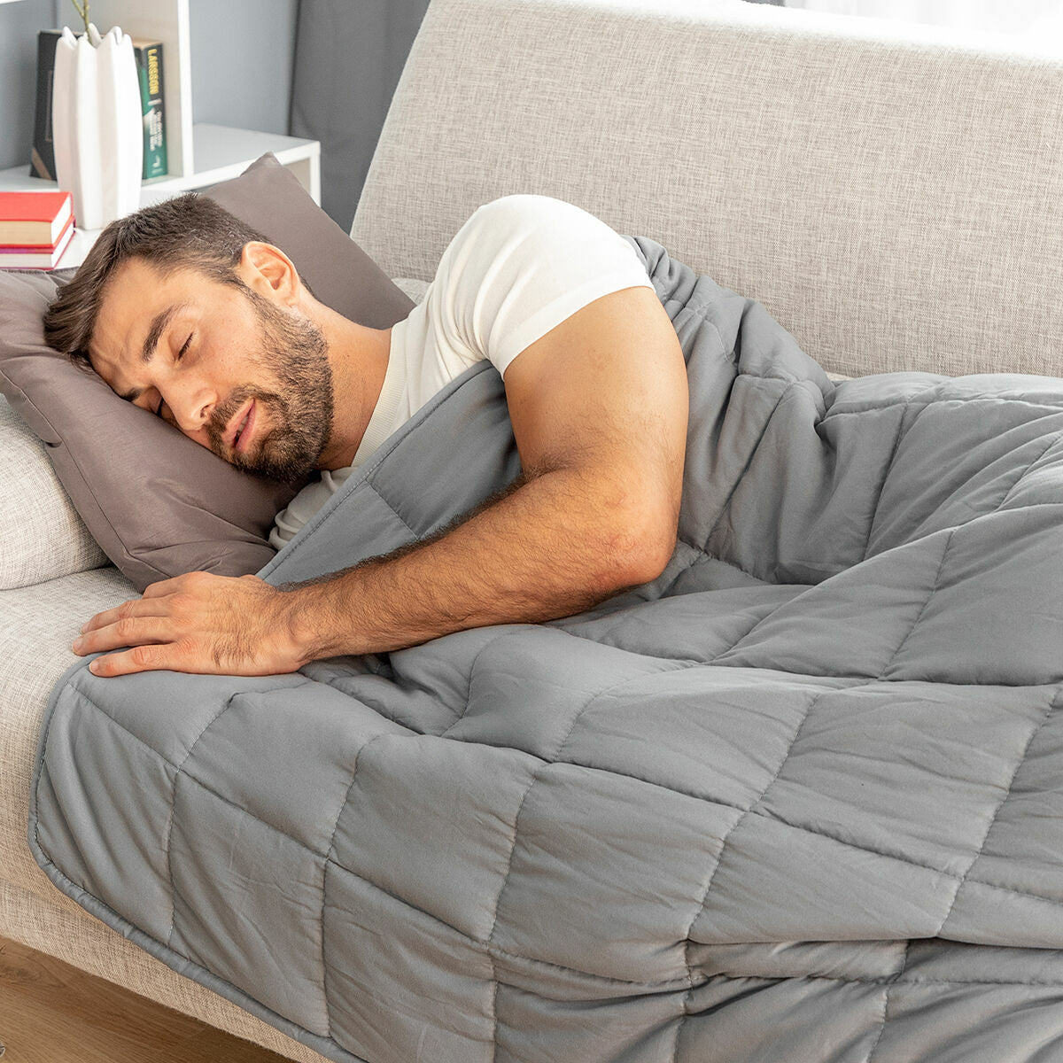 InnovaGoods Single Weighted Decke Sweikett