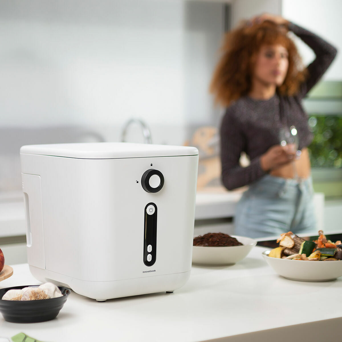 InnovaGoods Elektrisch Küche Composter Ewooster