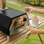 InnovaGoods Pellet Pizza Backofen mit Zubehör Pizzahven