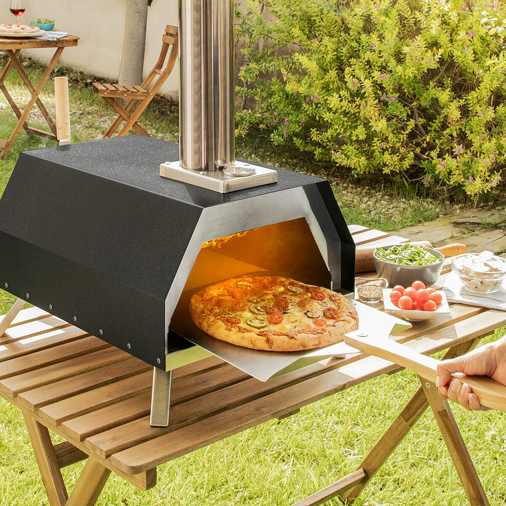 InnovaGoods Pellet Pizza Backofen mit Zubehör Pizzahven