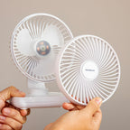 Wiederaufladbar Desk Ventilator Fanrec InnovaGoods Ø5,4'' 3600 mAh / 13,3 W