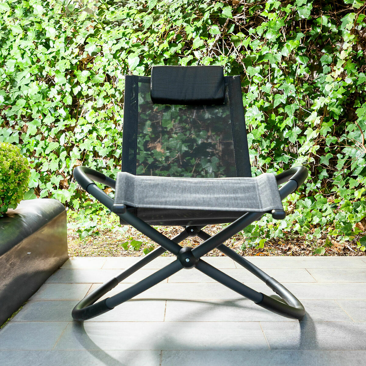 InnovaGoods Klappbar Schaukel-Sonnenliege Rockorb