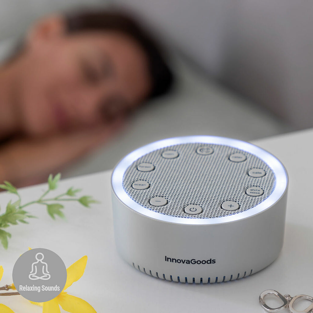 InnovaGoods Weiß Noise Schlaf Maschine Slewel