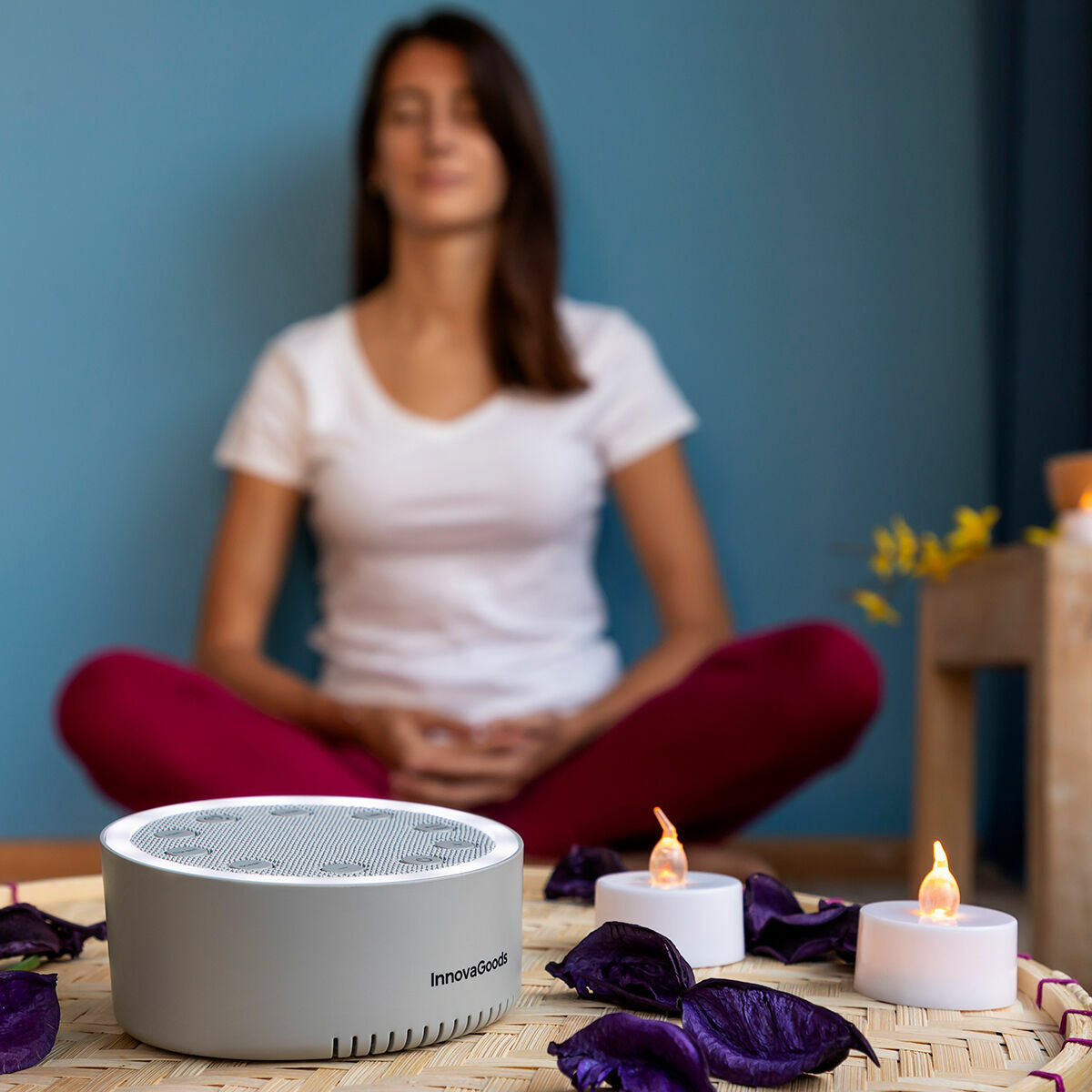 InnovaGoods Weiß Noise Schlaf Maschine Slewel
