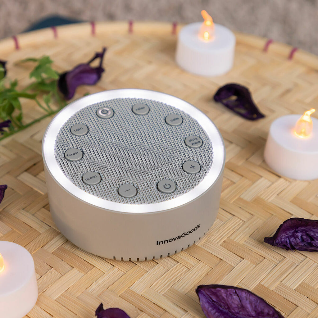 InnovaGoods Weiß Noise Schlaf Maschine Slewel