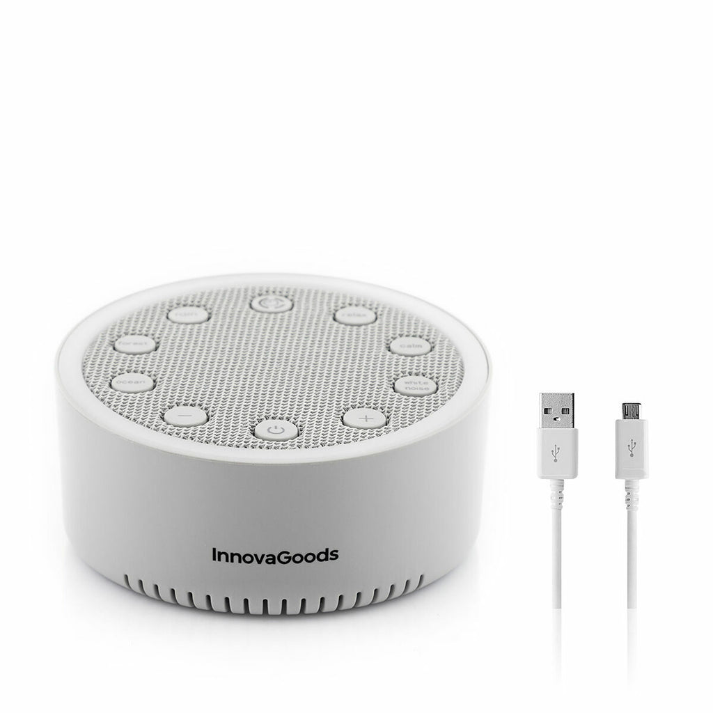 InnovaGoods Weiß Noise Schlaf Maschine Slewel